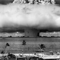 The plutonium bomb 'Helen of Bikini', used in the underwater Baker shot of Operation Crossroads.