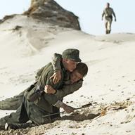 Left to right: Joel Basman as Helmut Morbach and Louis Hofmann as Sebastian Schumann (reprinted with permission from Sony Pictures Classics).