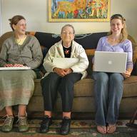Three generations of women.
