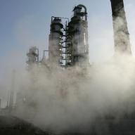 China National Petroleum Corp (CNPC) -owned Dushanzi Petrol Chemical Factory is seen in operation October 16, 2005 in Dushanzi of Xinjiang province, China.