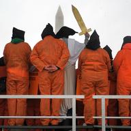 Demonstrators hold a rally against torture 11 January 2008 on the National Mall in Washington, DC.