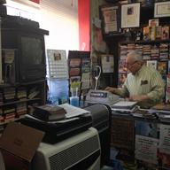 Tony Mignone in his Park Slope Record Store