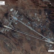 This Oct. 7, 2016 satellite image released by the U.S. Department of Defense shows Shayrat air base in Syria