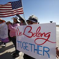 in Tornillo, Texas, near the Mexican border, Thursday, June 21, 2018.