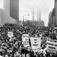 Protesters of the Vietnam War in New York 1967
