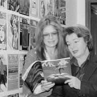 Pat Carbine and Gloria Steinem