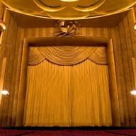 The auditorium of the Metropolitan Opera House in New York City.