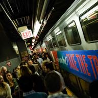 Crowded NJ Transit trains pull into Penn Station from Seacaucas after a crash in Hoboken shut that station down.