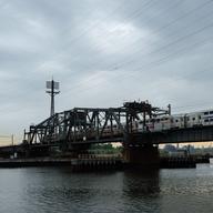 The Portal Bridge, which is one of the the major choke points along the Northeast Corridor. It spans the Hackensack River and has more than 400 NJ Transit and Amtrak trains a day pass over it.