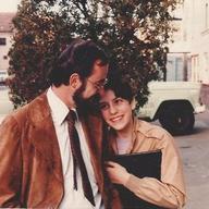 Alysia Abbott and her father, Steve Abbott, in 1983