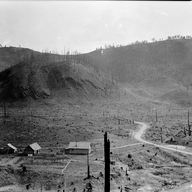 A recently burned valley.