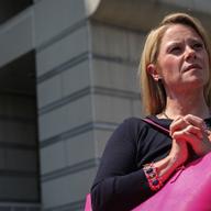 Former Deputy Chief of Staff to Governor Chris Christie Bridget Anne Kelly appearing in Newark Federal Court for her arraignment on charges related to the George Washington Bridge closures.
