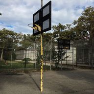 A basketball court in Louis Gulick Park, one of 35 parks the city will be renovating with $130 Million in city funds.