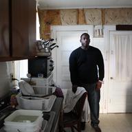 Cecil Lloyd-Bei who's been living in a Sandy damaged home for the past three years.