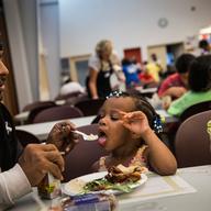 poor children soup kitchen