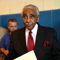 Congressman Charlie Rangel voting in the primary on June 24, 2014.
