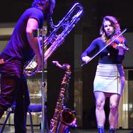 Colin Stetson, saxophone and Sarah Neufeld, violin