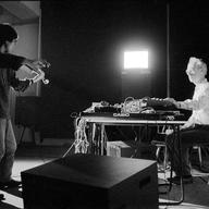 David Behrman performing with Takehisa Kosugi