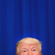 Republican presidential candidate Donald Trump speaks at a rally at the Fort Worth Convention Center on February 26, 2016 in Fort Worth, Texas.