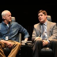 David Morse and Rich Somer in the Roundabout Theatre Company's 'The Unavoidable Disappearance of Tom Durnin'