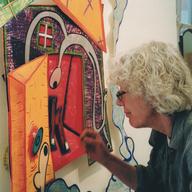Artist Elizabeth Murray, subject of Kristi Zea’s EVERYBODY KNOWS…ELIZABETH MURRAY. (Reprinted with permission from Taskovski Films)