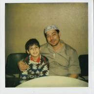 Zak Ebrahim visiting his father on Riker's Island in 1991. 