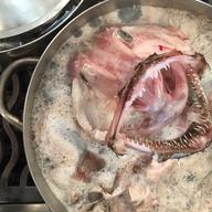 wastED’s fish supplier, Pierless Fish, goes through an enormous amount of monkfish, which means they end up with a mountain of monkfish heads.