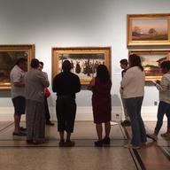 Students at the New York Historical Society for a class called The Citizen Project.