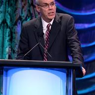 Honoree Bill McKibben accepts the EMA Lifetime Achievement Award onstage during the 23rd Annual Environmental Media Awards