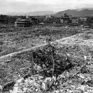 Hiroshima, Japan, After Atomic Bomb Hit, World War II.