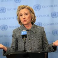 Hillary Clinton responds to press questions about her email controversy at United Nations on March 10, 2015 in New York City