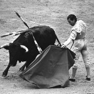 The Spanish bullfighter Antonio Bienvenida in a bullfight in the bullring of Las Palmas, 5th June 1971, Las Palmas, Canary Islands, Spain.