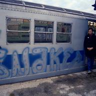 Graffiti covered cars were once widespread throughout NYC Transit.