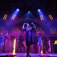 Ruthie Ann Miles in 'Here Lies Love' at The Public Theater at Astor Place. 
