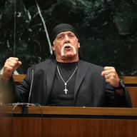 Terry Bollea, aka Hulk Hogan, testifies in court during his trial against Gawker Media at the Pinellas County Courthouse on March 8, 2016.