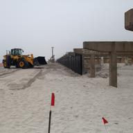 The Long Beach boardwalk is not quite ready for prime time, but the volleyball nets are up and the beach is open. coastcheck