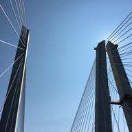 A ceremonial ribbon cutting for the new Mario Cuomo Bridge on August 24, 2017. Four lanes will open on the first span, with the rest to follow in 2018.