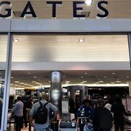 Security gate at LaGuardia airport.