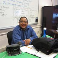 at Pathways in Technology Early College High School, P-Tech.  He's a member of the Absent Teacher Reserve