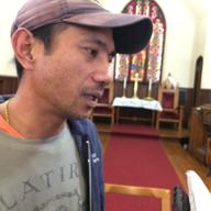Harry Pangemanan, an Indonesian Christian who overstayed his visa, in sanctuary at the Reformed Church in Highland Park, NJ on Jan. 25, 2018.