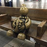 Otterness, money, MTA, subway (Kate hinds)
