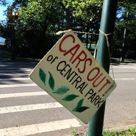 Sections of Central Park, East and West Drive north of 72nd Street are permanently closed to traffic. Advocates have been fighting to get cars out of Central Park for several decades.