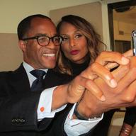 Jonathan Capehart and Beverly Johnson
