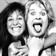 Photographer Lynn Goldsmith with Ozzy Osbourne, one of the many subjects featured in her book 'Rock and Roll Stories.'