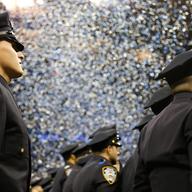 The NYPD graduation ceremony for 822 new officers on July 2, 2015.
