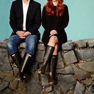 Brian F. O'Byrne and Debra Messing 'Outside Mullingar'
