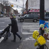 The corner of 9th Street and 5th Ave. in Park Slope where Dorothy Bruns killed two children when running a red light. 