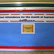 Waiting for perfect attendance scores on the first day of school at the Icahn Charter School 7 in the Bronx.