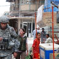 Emma Sky in Iraq