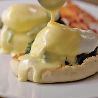Poached egg dish